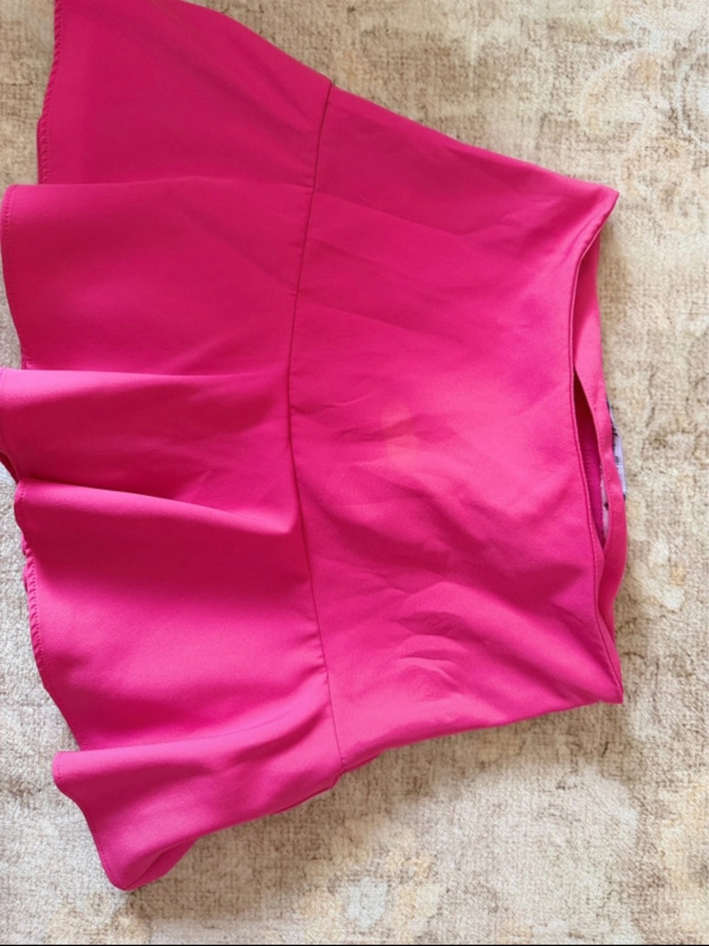 Zara Hot Pink Circle Skirt